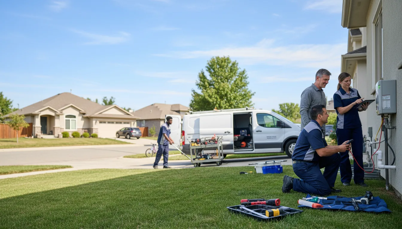 Tankless water heater service in Delmita, TX